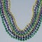 S&#x26;S Worldwide 33&#x22; Mardi Gras Party Bead Necklace with 7mm Mirror Ball Beads in Purple, Green and Gold. Perfect for Mardi Gras Parties and Events. Pack of 36 makes the Perfect Novelty Party Favors.